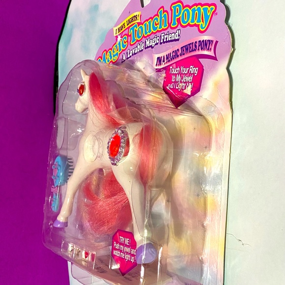 MAGIC TOUCH PONY VINTAGE 90s MAGIC JEWELS PONY SELENA JEWELS LIGHT UP & BLINK - Picture 11 of 14
